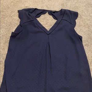 Navy blouse
